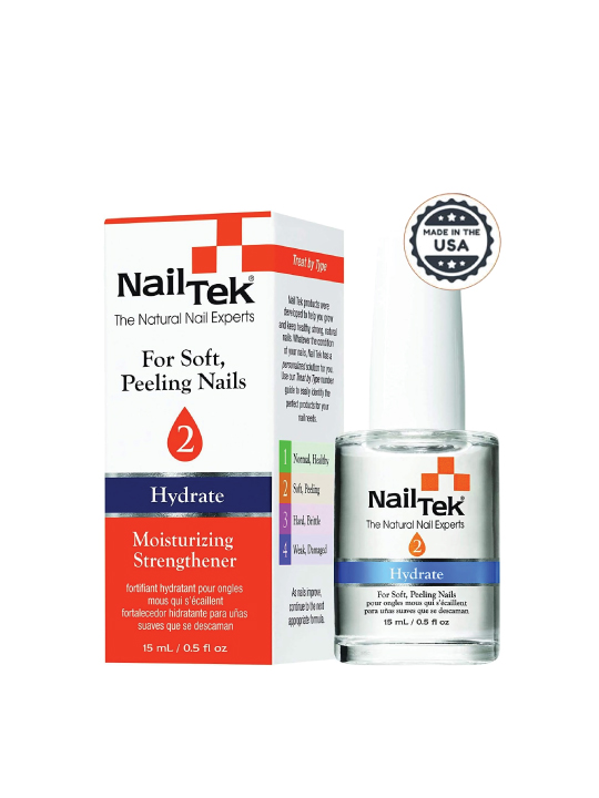nail tek hydrate 2 nail moisturizing strengthener