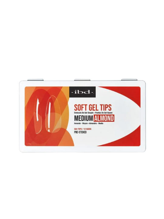 IBD GEL TIPS MEDIUM ALMOND, cosmoporto